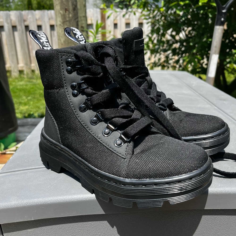 Dr. Martens Black Combat Boots